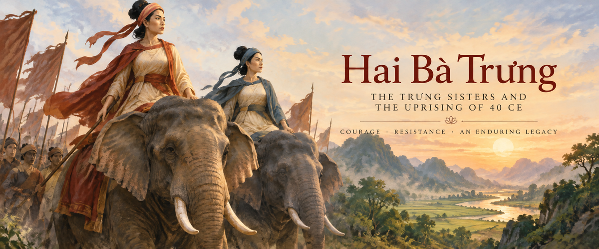 Who Were Hai Bà Trưng? The Trưng Sisters and the Uprising of 40 CE